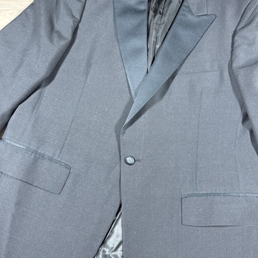 Vintage Christian Dior Monsieur Tuxedo Jacket Black‎ Peak Lapel Formal Dinner